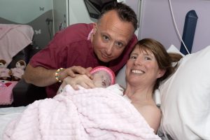 Tricia, Sadhbh and family